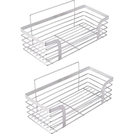 Duschablage, Duschablage ohne Bohren, Hängeduschkorb, Duschkorb aus Edelstahl, Seifenschale (1/4)