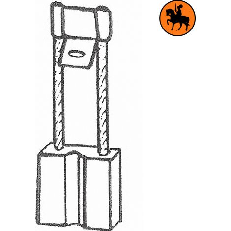 Ensemble de 4 balais de charbon HYSTER P16 9,52x19x19mm