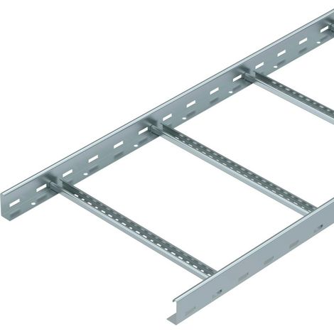 OBO Bettermann Kabelleiter gelocht, mit VS Sprosse 60x500x3000 Stahl bandverzinkt, 3 Meter, 6208547