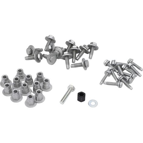 Kit de Montage de Matériel, Remplacement pour 1500, 2500, 3500 2013-2019, 4500, 5500 2014-2019, Kit de Clips de Supports de Boulons Principaux avec Installation de Marchepieds Latéraux du (1/5)