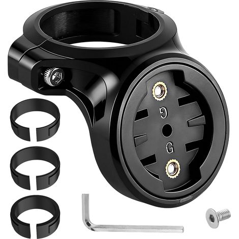 Sattelstützenhalterung kompatibel mit Garmin Varia RTL500/510/515 RVR315 TL300, Vierteldreh-Sattelstützenhalterung mit 27,2/30,9/31,6 mm Buchsen, Montagezubehör für Fahrradradar/Rücklicht