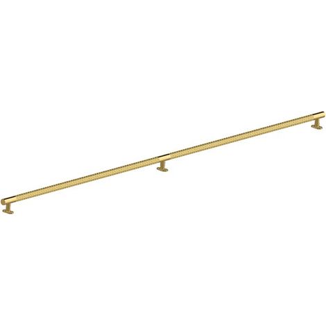 Poignées zamak Fluted - entraxe 2 x 491 mm - longueur 1040 mm - finition noir mat - ESTAMP