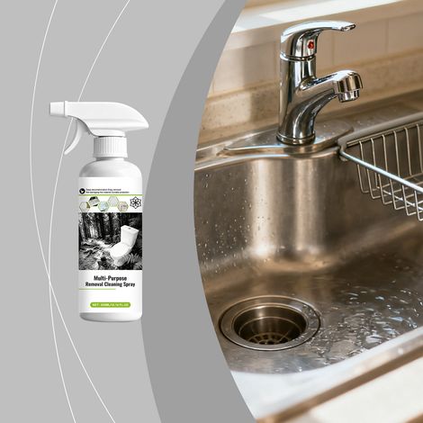 Mehrzweck-Reinigungsspray für alltägliche Wasserflecken in der Küche, Fettablagerungen an Wänden, Badezimmerreinigung und andere Haushaltsreinigungsaufgaben – 300 ml -- DTEKGAZ (1/5)