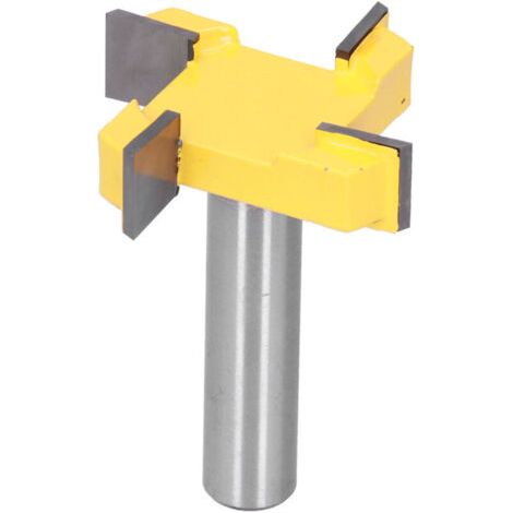 Fraise de surfaçage 4 dents pour aplanissement CNC, outil de planage bois avec queue de 12mm