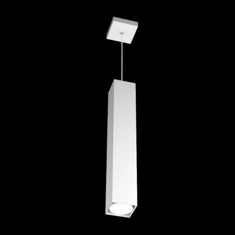 Lampadario moderno top light plate 1129 s50 gx53 led metallo sospensione, finitura metallo bianco (1/5)