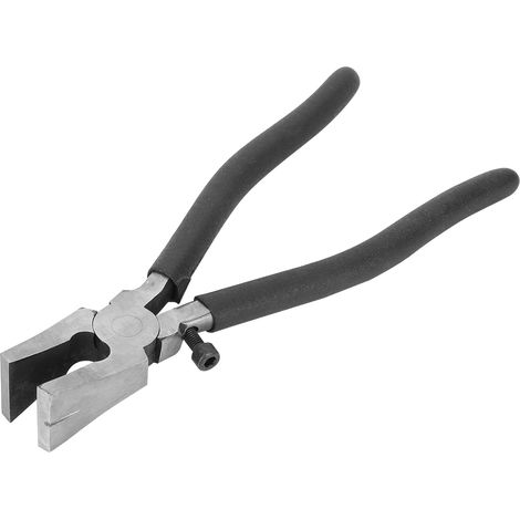 Pince à tréfiler le verre, outil de fabrication de bijoux à bout plat avec vis réglable (1/5)