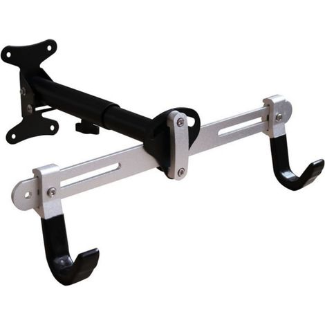 Support mural vélo réglable pour route/VTT rangement horizontal garage/maison