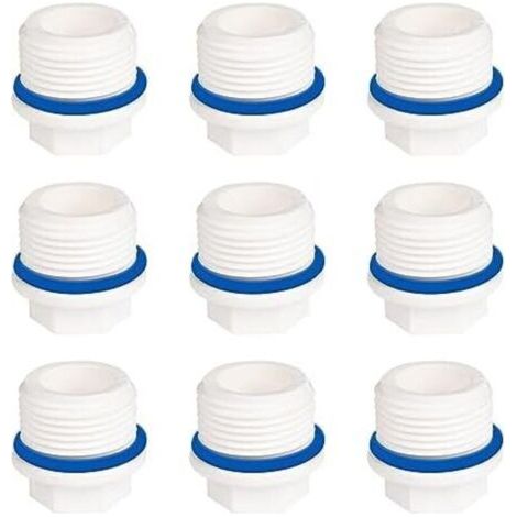 24.6mm Bouchon Plomberie Male 9 Pièces Bouchon D'Obturation Male Bouchon D'Étanchéité Pour Tuyau Bouchon Robinet Hexagonal Bouchon Hexagonal En Plastique Bouchon Male Plomberie Bouchon fileté (1/5)
