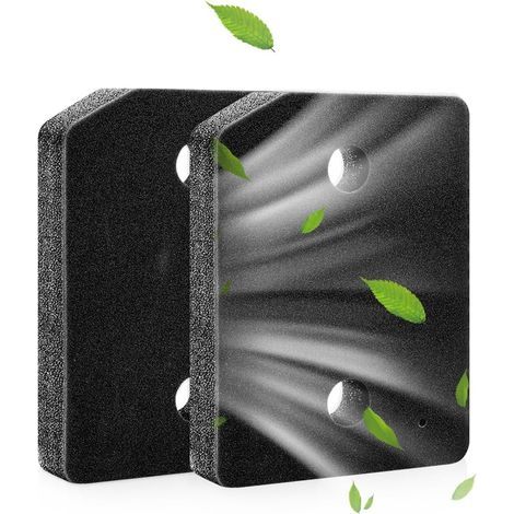 2 Pièces Filtres pour Sèche-Linge Compatible avec Miele 9164761, Filtre à Éponge pour Sèche-Linge Filtre Mousse Fin/Grossier 207 x 157 x 30mm pour Sèche-Linge à Pompe Chaleur (1/5)