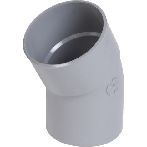 Coude pvc 30 degré MF 100 (1/3)