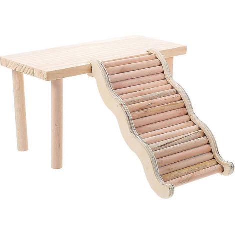Échelle d'escalade en bois pour hamster, jouet pour cage (1 pièce) (1/5)