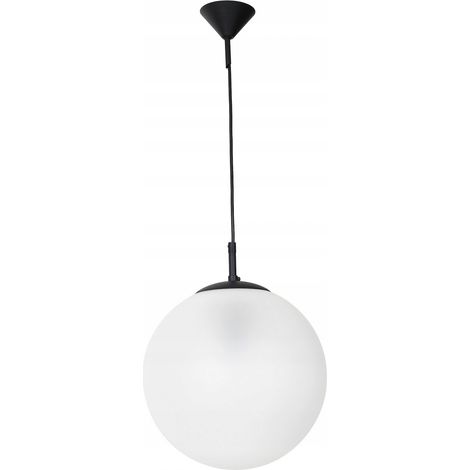 Aldex Globe E27 60W Schwarze 30cm Glaskugel-Pendelleuchte für das Wohnzimmer (1/2)