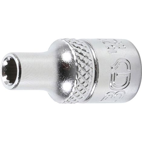 Llave de vaso 12 caras  entrada 6,3 mm (1/4")  4 mm