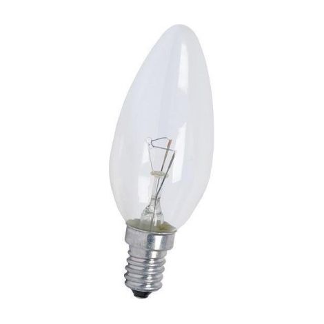 Bombilla de vela de alta temperatura SOLEO 40W B35 E14 230V 420lm 2700K