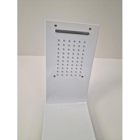 Duschpaneel  Fra9010 Weiß aus Edelstahl 18/10 - FRASCIO