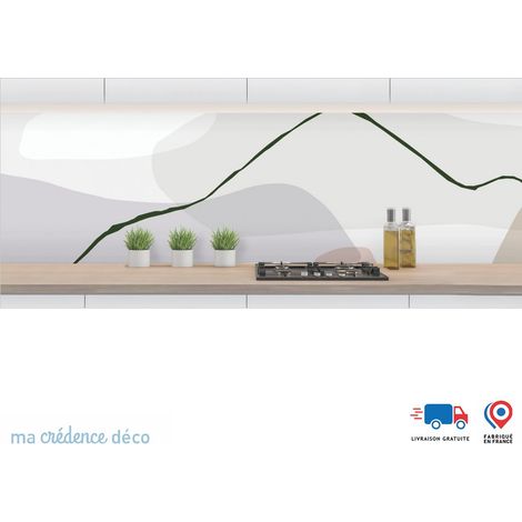 Crédence : Collines abstraites 5 - Alu composite - 120 - 60 (1/3)