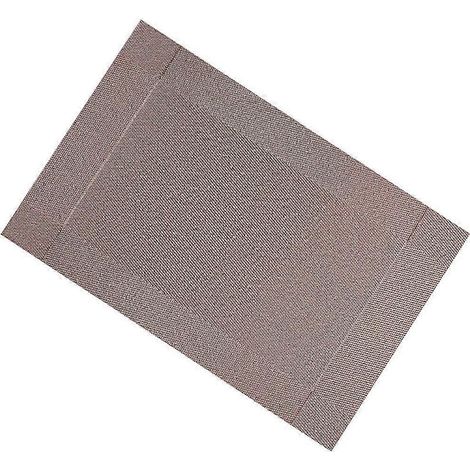 Lot de 6 sets de table antidérapants et isolants thermiques en PVC écologique, épais et résistants à la chaleur, couleur or clair. (1/5)