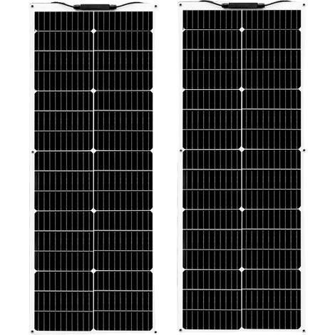 Kit de panel solar, 160 W de potencia, diseño flexible, panel solar A de 160 W (1/2)