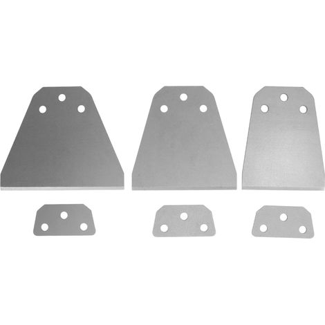 Lot de 3 grattoirs de décollement pour marteau rotatif, en acier à ressort avec joints, outil de retrait de carrelage et adhésif (1/5)