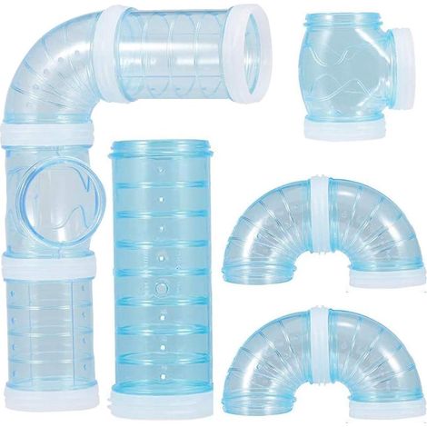 Tunnels pour hamsters, tunnel extérieur à faire soi-même pour hamsters, accessoires pour cage d'exercice, tunnel pour hamsters, souris et autres petits animaux de compagnie (1/5)