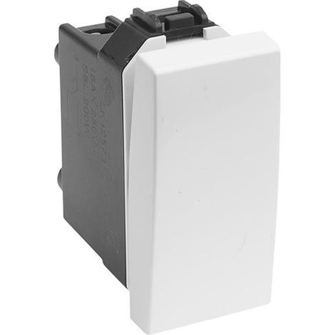 PULSANTE CAMPANELLO 16A BIANCO MAURER - CF. BUSTA.