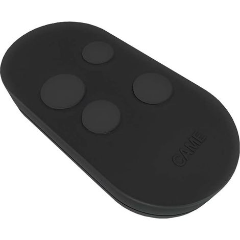 Came – Télécommande 4 canaux à code fixe – Double fréquence – Compatible motorisations – Pour usage professionnel – Noir (1/4)