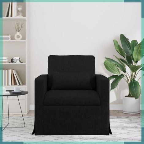 Canapé - 42024350 - Noir - Tissu - 78 x 78 x 80 cm (1/5)