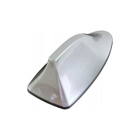 Antenna FM per auto a forma di squalo, pinna di squalo argentata (1/3)