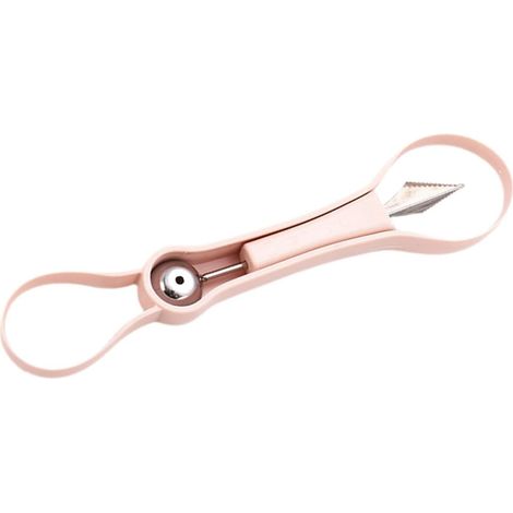 jojofuny Cuillère à Melon Ergonomique Multifonction Facile en Acier (1/5)