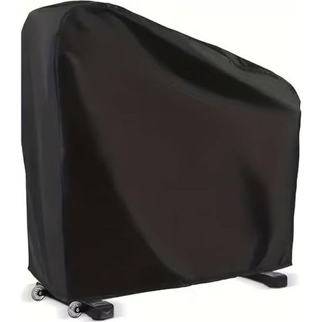 Housse de tapis de course imperméable Oxford 210D anti-poussière avec fermeture éclair pour machine de course à pied, extérieur, jardin, 142 cm, noir (1/5)