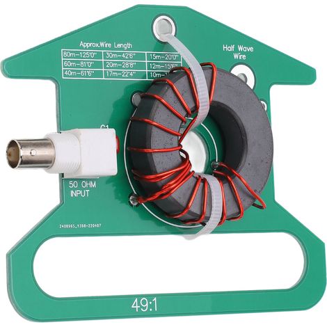 Transformateur PCB Balun 49:1 pour Radio HF 5‑35MHz, Antenne Réception Ondes Courtes (1/5)
