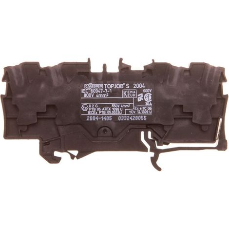 4-adriger Stecker 4mm2 schwarz Topjobs 2004-1405