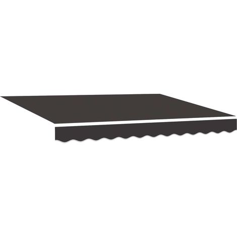 Maison Exclusive - Telo di ricambio per tenda da sole Antracite 280 x 195 cm (1/5)
