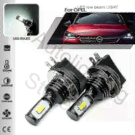 Ampoules de phares LED pour Opel Corsa D 2011-2014 H11B feux de croisement