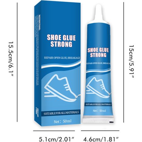 50 ml Starker Mehrzweck-Schuhkleber, wasserfest, für Schuhreparaturen, Sneaker und Lederschuhe (1/4)
