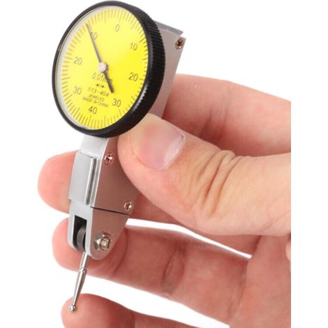 Messuhr, 0–0,8 mm Präzisionskomparator mit 0,01 mm Ablesung, Testindikator-Messwerkzeug