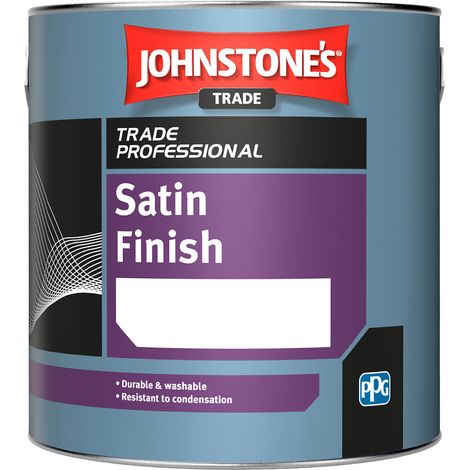 Johnstones Trade Satin Finish - Brilliant White - 2.5 Litre