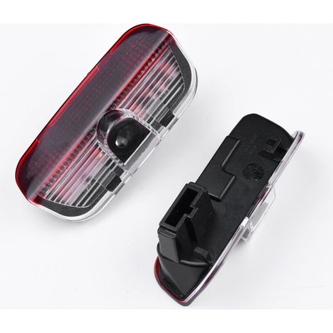 Lampe de Bienvenue Porte Voiture pour VW Volkswagen Passat Golf Tiguan Touareg CC Scirocco Sharan EOS Magotan Jetta, Projecteur Laser Logo HD 12V, Accessoire Décoration Auto (1/4)
