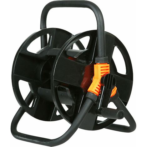 Chariot de tuyau d'arrosage Chariot de tuyau d'eau de jardin 20 m Chariot de tuyau vide Enrouleur de tuyau Organisateur de tuyau d'arrosage pour tuyaux d'arrosage pour jardin, camping, balcon (noir) (1/5)