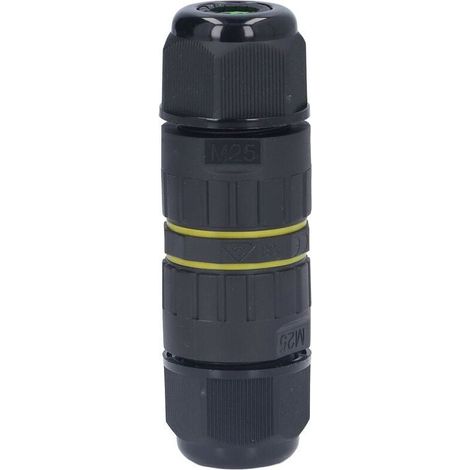 Connecteur étanche 5 fils, M25 IP68Prise étanche Contacts en laiton hautement conducteurs dans la zone de câble incassable de 10 à 14 mm (1/4)