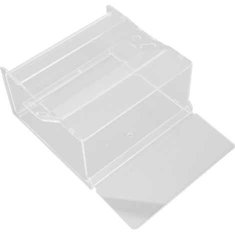 Mangeoire automatique Rutin pour poulets, en acrylique transparent, pour cage à oiseaux et petits animaux. (1/5)