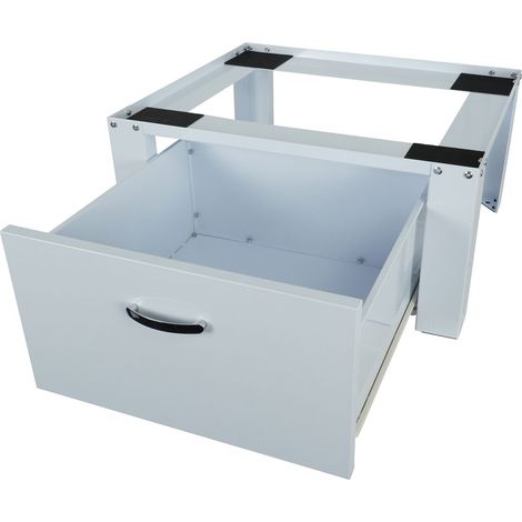 respekta Rehausse pour lave-linge Socle pour lave-linge avec tiroir (1/4)