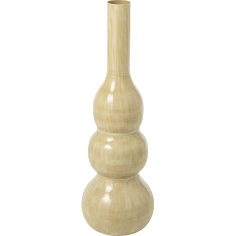 Vase haut en métal vert clair - vert clair (1/2)