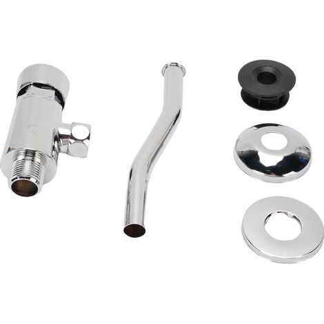 Valve de chasse d'eau manuelle en laiton pour toilettes, urinoirs et salle de bain - Fournitures pour la maison (1/5)