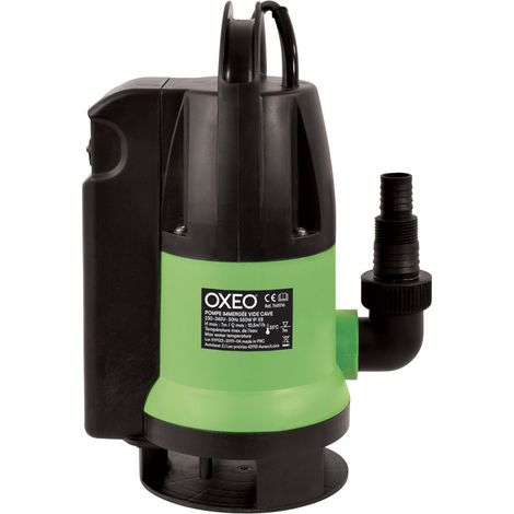 Pompe vide cave flotteur integré - Pompe d'évacuation eaux chargées - 550W - H refoulement 7m - Pompe à eau immergé automatique (1/5)
