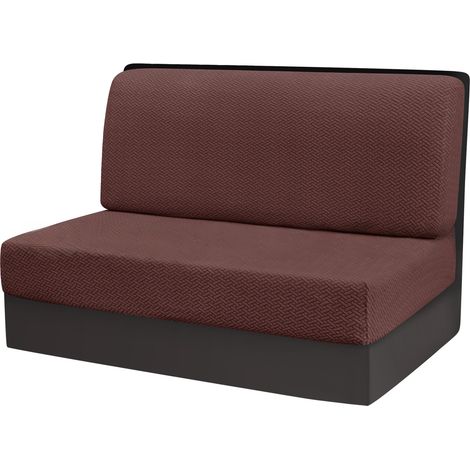 Housse de coussin de canapé jacquard élastique en T transfrontalière - Ensemble porte-cartes RV (06 café foncé, un ensemble) (1/5)