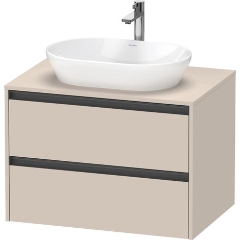 Lavabo consola Ketho.2 de Duravit, suspendido, 800x568x550mm, 2