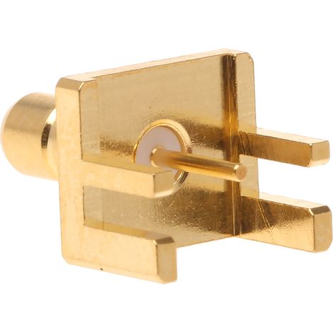 Connecteur coaxial RS PRO Femelle Droit, raccordement A souder 50O Montage panneau ( Prix pour 1 ) (1/2)