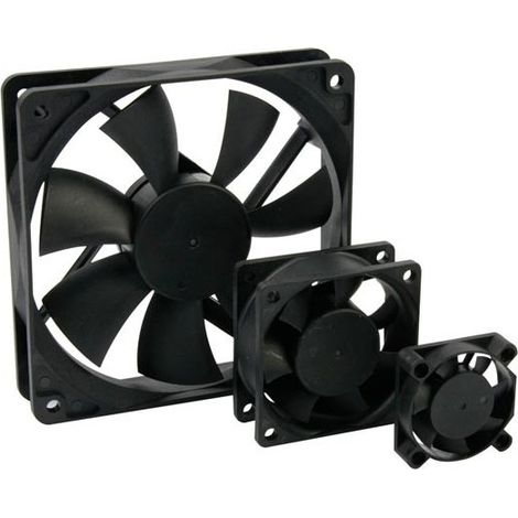 Ventilatore 12V CC con cuscinetto, supporto liscio 120 x 120 x 25 mm