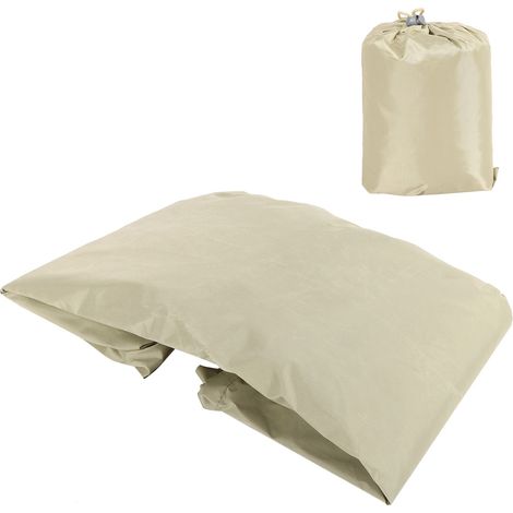 Housse de Protection Imperméable pour Chauffage de Terrasse 81,5x225 cm Beige (1/5)